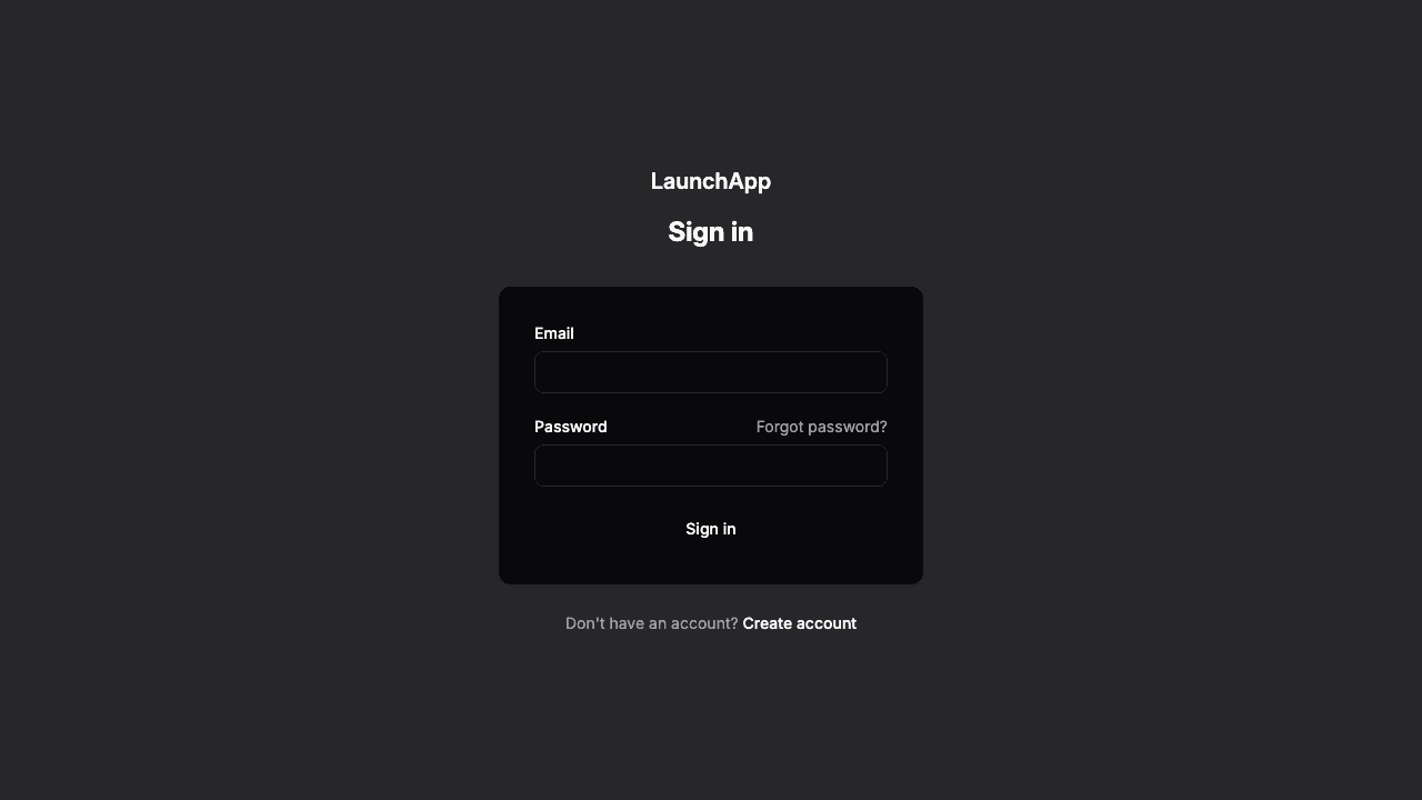 Lite Auth Login