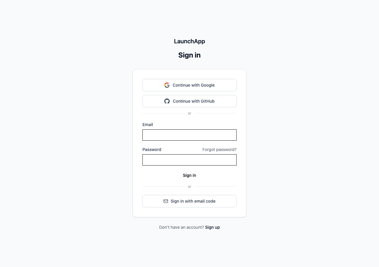 React Router Sign In
