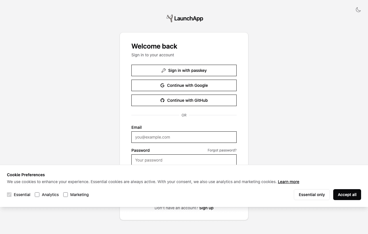 Nuxt Auth Login