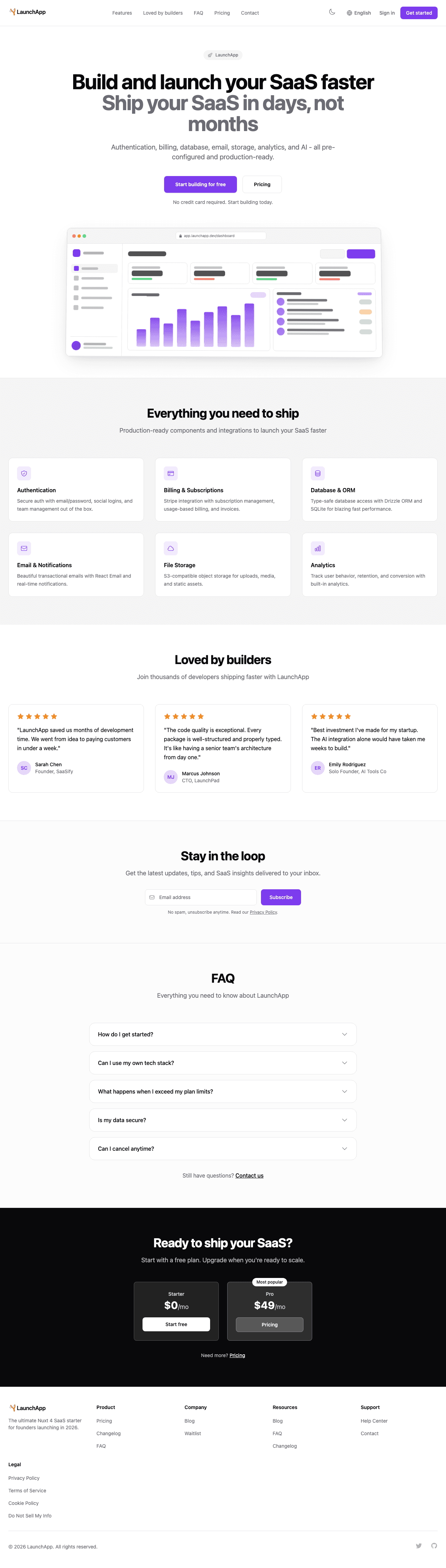 Nuxt template preview